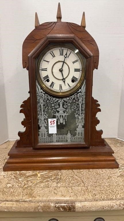 Antique vintage Ansonia mantle clock 1 1/2 x 1