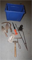 Concrete Tools, Corn Knife, Bottle Jack, Hammer