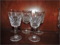 Set of Waterford Crystal Lismore Pattern Glasses