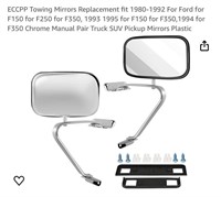 ECCPP Towing Mirrors Replacement fit 1980-1992