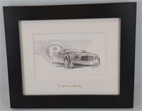 Framed Bentley Print