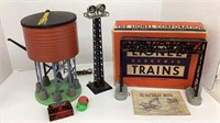 O Gauge train accessories: floodlight tower,