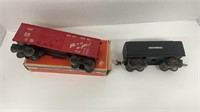 (2) Lionel O gauge trains: SLSF 6014 boxcar and
