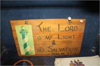 THE LORD IS MY LIGHT SIGN