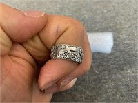 NEW Sterling Silver Hummingbird Ring – Size 8