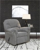 Ashley Allmax Contemporary Pewter Recliner