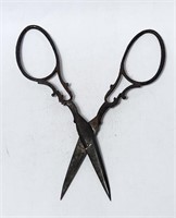 Small Ornate Embroidery Scissors Antique