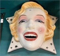 CERAMIC MARILYN MONROE WALL MASK