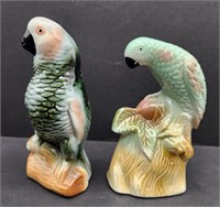 2 Ceramic Bird Figurines from Brazil