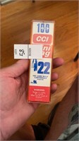 Pack of 100 CCI long rile 22's