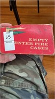 20 empty 8mm shells in vintage Remington Box