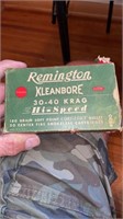 20, 30-40 Krag reloads in vintage 30-40 Krag box