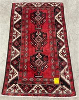 FERDOS HAND KNOTTED WOOL ACCENT RUG, 6'8" X 4'