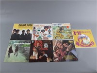 7pc Vtg Record Album Lot w/ The Kinks