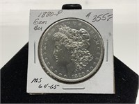 1880-P Morgan Silver Dollar