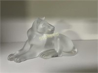 Lalique Puma Figurine ~10 x 5