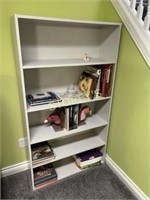 5 Tier Wood Bookcase - 34 x 12 x 62