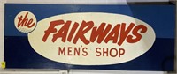 (II) The Fairways Men’s Shop Wooden Sign 80” x