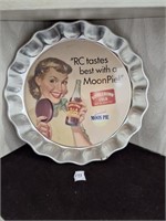 RC Cola & Moonpie Tray Scalloped Double Sided