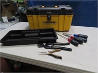 CRAFTSMAN 17" Poly Tool Box + (6) Pro Tools