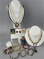 Costume Jewelry Necklaces, Bracelets, Earrings