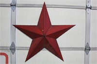 Extra Large Red Tin Star