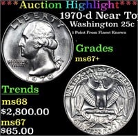 ***Auction Highlight*** 1970-d Washington Quarter