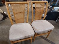 Two Rattan Chairs
