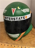 Replica #18 racing helmet