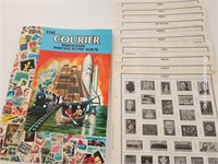 The Courier World Wide Postage Stamp Album With Lo