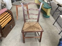 Rush bottom chair