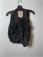 Vintage Western Leather Vest