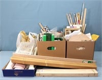 Large Lot of Dollhouse Construction Materials