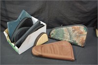 (8) Canvas Pistol Firearm Cases