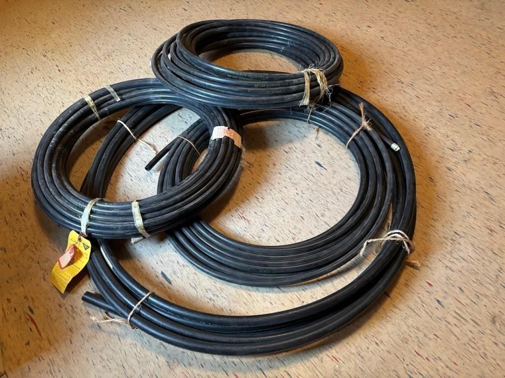 Coils of  Water Line, 1/2in, 3/4in