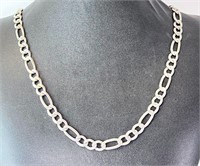 24" Gucci Link Sterling Italian Necklace 52 Grams