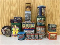 Collection of Assorted Tins