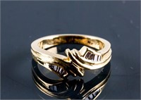 18k Yellow Gold 0.12ct Diamond Ring CRV $2880