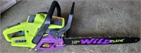 NEW POULAND WILD THING GAS CHAIN SAW AND CASE