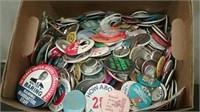 Box-Buttons Pins, Assorted Types