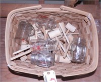 Lot #4783 - Basket full of vintage J. Millard