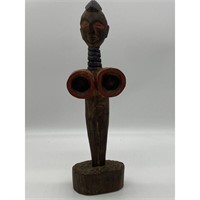 Vintage Hand-Carved African Sculpture