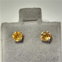 14K Gold & Citrine Earrings