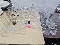 Vintage Glassware, jars and bottles
