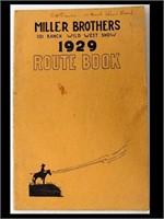 1929 MILLER BROTHERS101 RANCH WILD WEST SHOW ROUTE