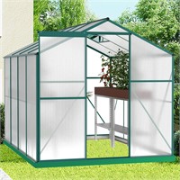 GLANZEND 8x6 Ft Greenhouses for Outdoors, Outside