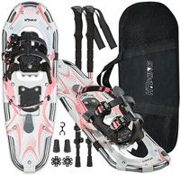 Lightweight Snowshoes with Toe Box and Heel Lift
