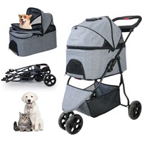 3 in 1 Pet Stroller Folding for Small Dogs