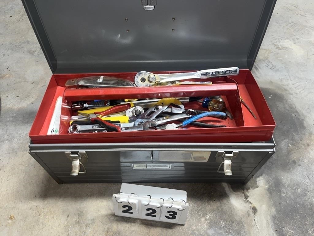Craftsman Tool Box with tools
