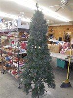 7.5' Slim Christmas Tree, No Lights